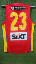 Load image into Gallery viewer, Gold Coast Suns 2024 VFL Home (Red) Guernsey