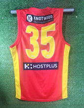 Load image into Gallery viewer, Gold Coast Suns 2023 Home Guernsey (SIXT on Front)