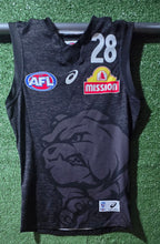 Load image into Gallery viewer, Western Bulldogs Training Guernsey (2020) - Blue & Black (AFL)