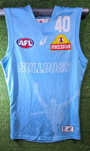 Load image into Gallery viewer, Western Bulldogs Training Guernsey (2020) - Blue & Black (AFL)