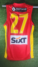 Load image into Gallery viewer, Gold Coast Suns 2024 VFL Home (Red) Guernsey