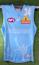 Load image into Gallery viewer, Western Bulldogs Training Guernsey (2020) - Blue & Black (AFL)