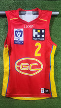 Load image into Gallery viewer, Gold Coast Suns 2024 VFL Home (Red) Guernsey