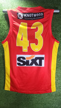 Load image into Gallery viewer, Gold Coast Suns 2023 Home Guernsey (Host Plus on Front)