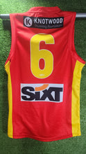 Load image into Gallery viewer, Gold Coast Suns 2023 Home Guernsey (Host Plus on Front)