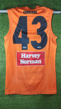 Load image into Gallery viewer, 2023 GWS Giants Trainers (Short Sleeves) - Orange + White