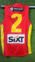 Load image into Gallery viewer, Gold Coast Suns 2024 VFL Home (Red) Guernsey