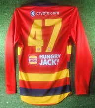 Load image into Gallery viewer, 2023 Adelaide Crows SANFL Red Long Sleeve Guernseys
