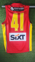 Load image into Gallery viewer, Gold Coast Suns 2024 VFL Home (Red) Guernsey