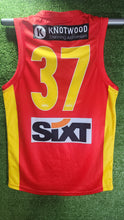 Load image into Gallery viewer, Gold Coast Suns 2023 Home Guernsey (Host Plus on Front)