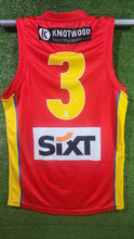 Load image into Gallery viewer, Gold Coast Suns 2024 VFL Home (Red) Guernsey