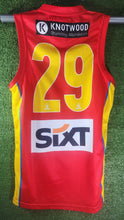 Load image into Gallery viewer, Gold Coast Suns 2024 VFL Home (Red) Guernsey