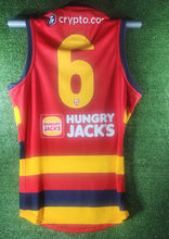 Load image into Gallery viewer, 2024 Adelaide Crows RED SANFL Guernseys (Short Sleeve)