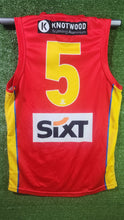 Load image into Gallery viewer, Gold Coast Suns 2024 VFL Home (Red) Guernsey