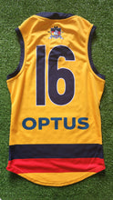 Load image into Gallery viewer, 2021 Adelaide Crows SANFL YELLOW Player Issue Guernsey