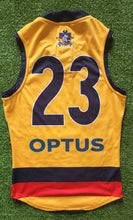Load image into Gallery viewer, 2021 Adelaide Crows SANFL YELLOW Player Issue Guernsey