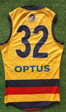 Load image into Gallery viewer, 2021 Adelaide Crows SANFL YELLOW Player Issue Guernsey