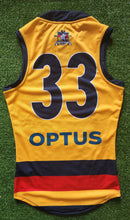 Load image into Gallery viewer, 2021 Adelaide Crows SANFL YELLOW Player Issue Guernsey