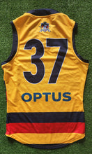 Load image into Gallery viewer, 2021 Adelaide Crows SANFL YELLOW Player Issue Guernsey