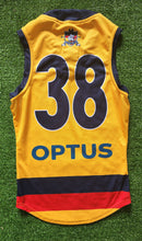 Load image into Gallery viewer, 2021 Adelaide Crows SANFL YELLOW Player Issue Guernsey