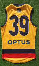 Load image into Gallery viewer, 2021 Adelaide Crows SANFL YELLOW Player Issue Guernsey
