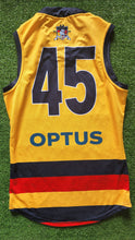Load image into Gallery viewer, 2021 Adelaide Crows SANFL YELLOW Player Issue Guernsey