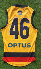 Load image into Gallery viewer, 2021 Adelaide Crows SANFL YELLOW Player Issue Guernsey