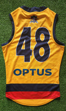 Load image into Gallery viewer, 2021 Adelaide Crows SANFL YELLOW Player Issue Guernsey