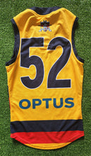 Load image into Gallery viewer, 2021 Adelaide Crows SANFL YELLOW Player Issue Guernsey