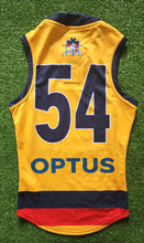 Load image into Gallery viewer, 2021 Adelaide Crows SANFL YELLOW Player Issue Guernsey