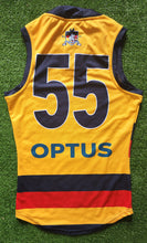Load image into Gallery viewer, 2021 Adelaide Crows SANFL YELLOW Player Issue Guernsey