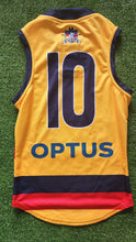 Load image into Gallery viewer, 2021 Adelaide Crows SANFL YELLOW Player Issue Guernsey