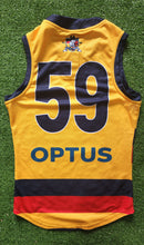 Load image into Gallery viewer, 2021 Adelaide Crows SANFL YELLOW Player Issue Guernsey