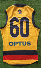 Load image into Gallery viewer, 2021 Adelaide Crows SANFL YELLOW Player Issue Guernsey