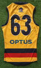 Load image into Gallery viewer, 2021 Adelaide Crows SANFL YELLOW Player Issue Guernsey