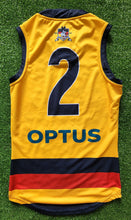 Load image into Gallery viewer, 2021 Adelaide Crows SANFL YELLOW Player Issue Guernsey
