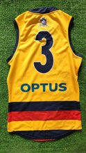 Load image into Gallery viewer, 2021 Adelaide Crows SANFL YELLOW Player Issue Guernsey