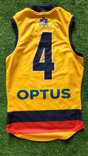 Load image into Gallery viewer, 2021 Adelaide Crows SANFL YELLOW Player Issue Guernsey