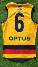 Load image into Gallery viewer, 2021 Adelaide Crows SANFL YELLOW Player Issue Guernsey
