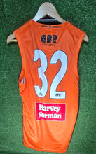 Load image into Gallery viewer, 2025 GWS Giants Away (Orange) Guernsey
