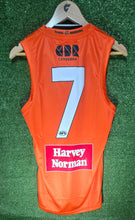 Load image into Gallery viewer, 2025 GWS Giants Away (Orange) Guernsey
