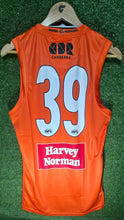 Load image into Gallery viewer, 2025 GWS Giants Away (Orange) Guernsey

