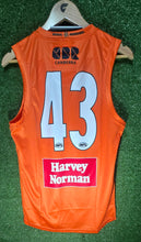 Load image into Gallery viewer, 2025 GWS Giants Away (Orange) Guernsey
