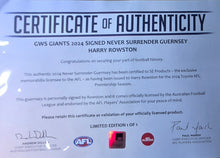 Load image into Gallery viewer, 2024 GWS Giants Guernseys (Signed w COA)
