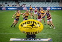 Load image into Gallery viewer, 2026 AFLM Newcastle Sherrin Footballs
