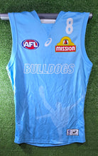 Load image into Gallery viewer, Western Bulldogs Training Guernsey (2020) - Blue &amp; Black (AFL)
