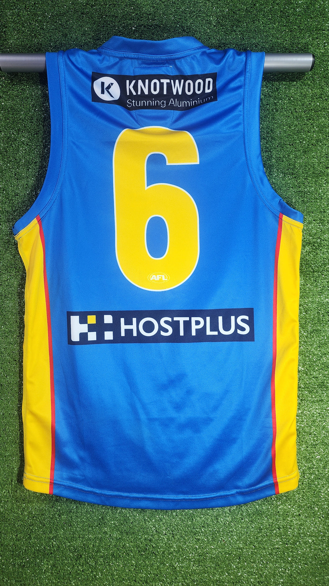 Gold Coast Suns 2024 Clash (Blue) Guernsey