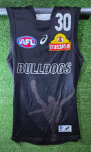 Load image into Gallery viewer, Western Bulldogs Training Guernsey (2020) - Blue &amp; Black (AFL)
