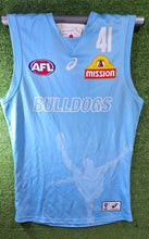 Load image into Gallery viewer, Western Bulldogs Training Guernsey (2020) - Blue &amp; Black (AFL)
