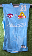 Load image into Gallery viewer, Western Bulldogs Training Guernsey (2020) - Blue &amp; Black (AFL)
